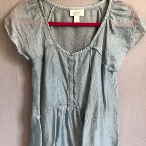 Ann Taylor LOFT Scoop-Neck Blouse